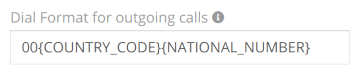 Dial Format